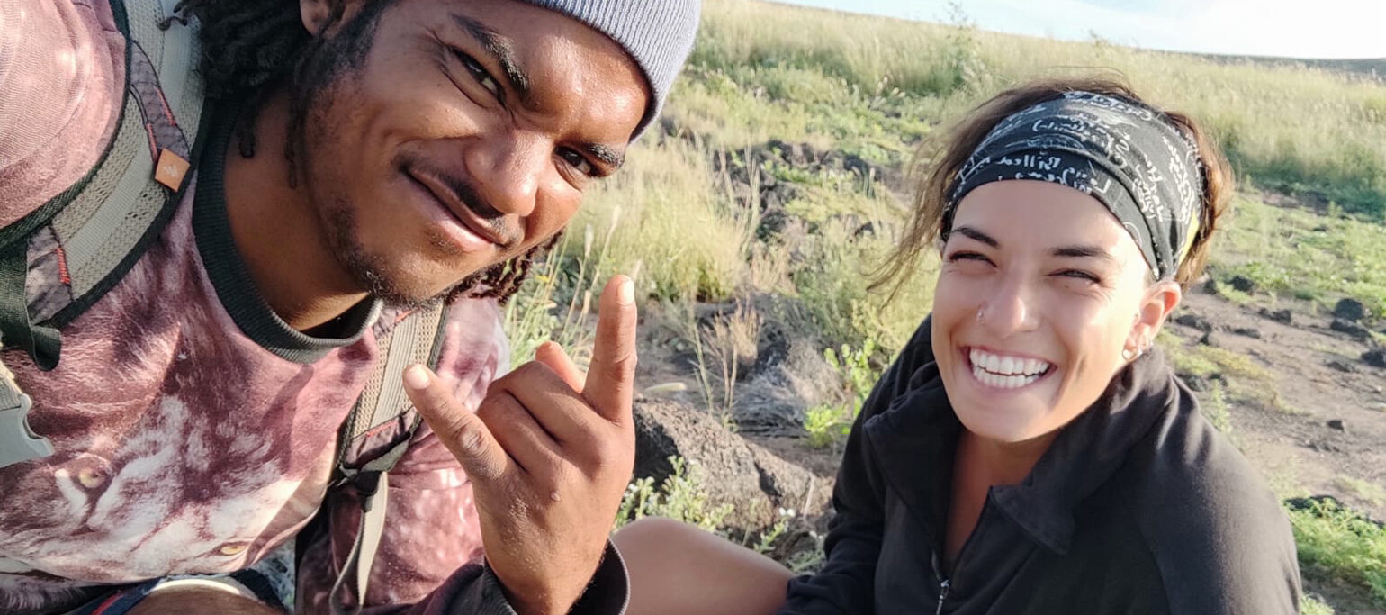 técnicos da Biosfera e da SPEA a trabalhar em Cabo Verde