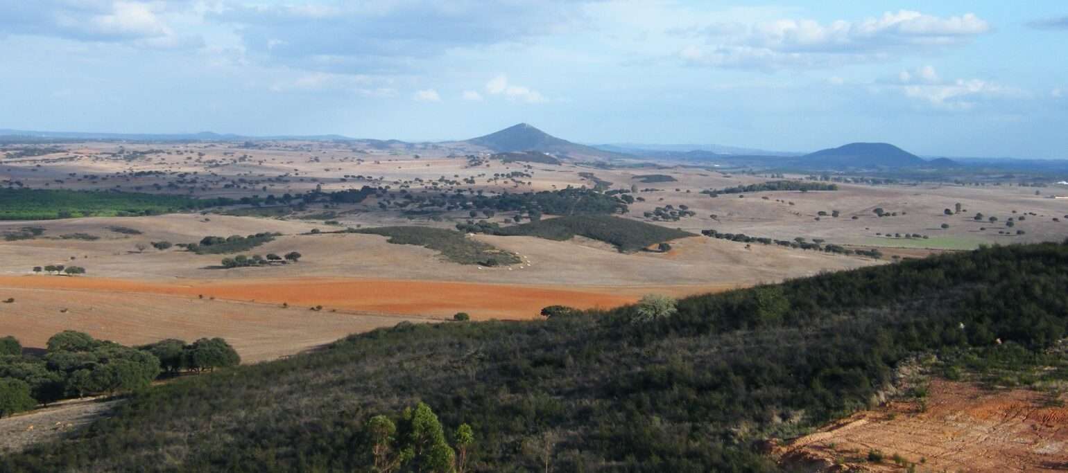 paisagem de Castro Verde, no Baixo Alentejo