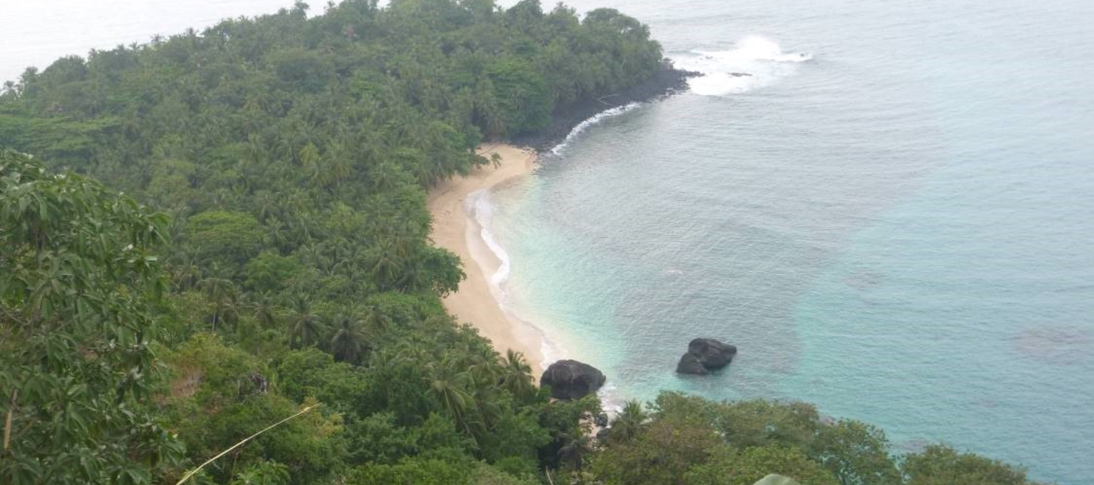 vista de São Tomé e Príncipe